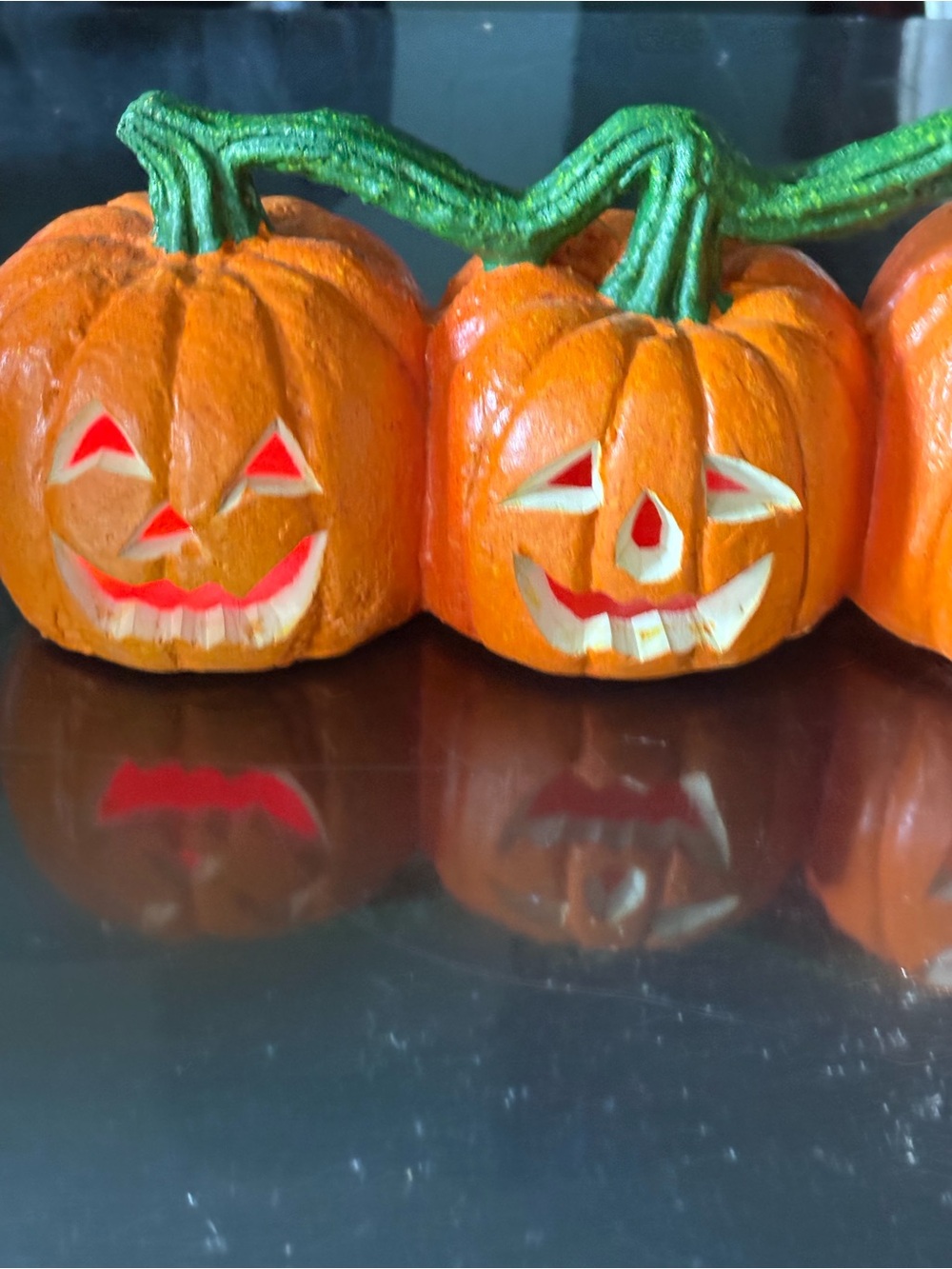 Halloween Pumpkin Jack-O'-Lantern Set - Lights Sounds Working - Picture 13 of 16